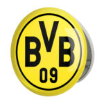 آینه جیبی خندالو طرح باشگاه دورتموند Dortmund مدل تاشو کد 1974
