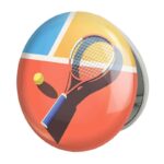 آینه جیبی خندالو طرح تنیس Tennis مدل تاشو کد 14598