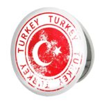 آینه جیبی خندالو طرح پرچم ترکیه مدل تاشو کد 20620