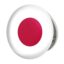 آینه جیبی خندالو طرح پرچم ژاپن مدل تاشو کد 20633