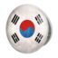 آینه جیبی خندالو طرح پرچم کره جنوبی مدل تاشو کد 20560