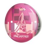 آینه جیبی خندالو طرح پلنگ صورتی Pink Panther مدل تاشو کد 1406