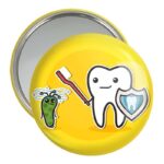 آینه جیبی خندالو مدل دندان و دندانپزشکی کودکانه کد 27771