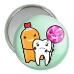 آینه جیبی خندالو مدل دندان و دندانپزشکی کودکانه کد 27775