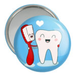 آینه جیبی خندالو مدل دندان و دندانپزشکی کودکانه کد 27790