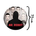 آینه جیبی خندالو مدل سریال آقای ربات Mr.Robot  کد 10230