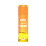 اسپری ضد آفتاب بدون رنگ ایزدین SPF 30 مدل هیدرو اویل مناسب برای انواع پوست حجم 200 میلی‌لیتر