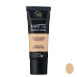 کرم پودر گلدن رز مدل   Matte Perfection شماره n3 حجم 35 میلی لیتر