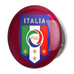 آینه جیبی خندالو طرح تیم ملی ایتالیا مدل تاشو کد 2132