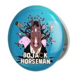 آینه جیبی خندالو طرح سریال بوجک هورسمن Bojack Horseman مدل تاشو کد 1138
