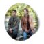 آینه جیبی خندالو طرح سم و دین وینچستر سریال سوپرنچرال Supernatural مدل تاشو کد 24515