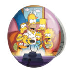 آینه جیبی خندالو طرح سیمپسون ها The Simpsons مدل تاشو کد 3369