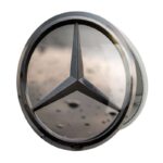 آینه جیبی خندالو طرح مرسدس بنز Mercedes Benz مدل تاشو کد 23505
