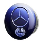 آینه جیبی خندالو طرح مرسدس بنز Mercedes Benz مدل تاشو کد 23506