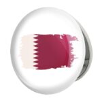 آینه جیبی خندالو طرح پرچم قطر مدل تاشو کد 20437
