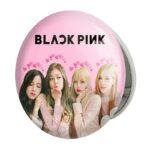 آینه جیبی خندالو طرح گروه بلک پینک Black Pink مدل تاشو کد 2810