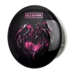 آینه جیبی خندالو طرح گروه بلک پینک Black Pink مدل تاشو کد 16756
