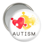 آینه جیبی خندالو مدل اتیسم Autism کد 26730