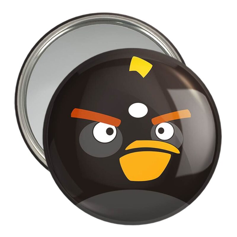 آینه جیبی خندالو مدل بمب پرندگان خشمگین Angry Birds  کد 13858