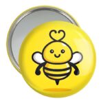 آینه جیبی خندالو مدل حیوانات بامزه زنبور کد 28203