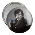 آینه جیبی خندالو مدل شرلوک هولمز Sherlock Holmes  کد 10166