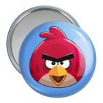 آینه جیبی خندالو مدل پرندگان خشمگین Angry Birds  کد 13868