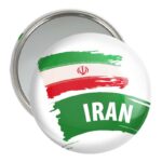 آینه جیبی خندالو مدل پرچم ایران  کد 20524