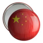 آینه جیبی خندالو مدل پرچم چین  کد 20579
