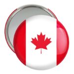 آینه جیبی خندالو مدل پرچم کانادا  کد 20599