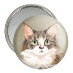 آینه جیبی خندالو مدل گربه کد 28232