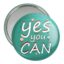 آینه جیبی خندالو مدل Yes You Can  کد 10046