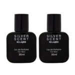 عطر جیبی مردانه اسکلاره مدل  Silver scent حجم 35 میلی لیتر مجموعه دو عددی