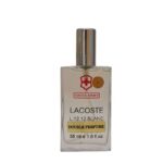 عطر جیبی مردانه سوئیس آرمی مدل Lacoste L.12.12 Blanc حجم 55 میلی لیتر