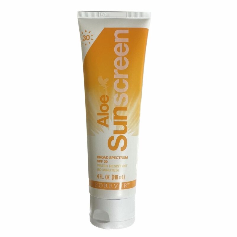 کرم ضد آفتاب بدون رنگ فوراور لیوینگ پروداکتس SPF 30 ضد آفتاب مناسب انواع پوست حجم 118 میلی‌لیتر