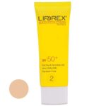 کرم ضد آفتاب رنگی لیپورکس SPF50 مدل SP.DS.02 مناسب پوست های حساس حجم 40 میلی لیتر
