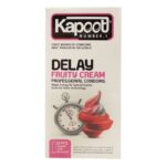 کاندوم کاپوت مدل Delay Fruty Cream بسته 12 عددی